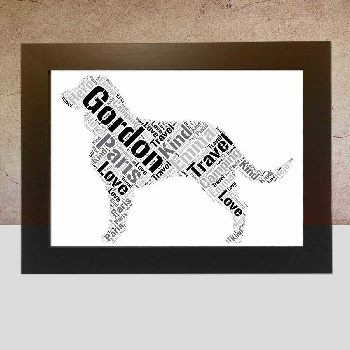 Personalised American Water Spaniel word art