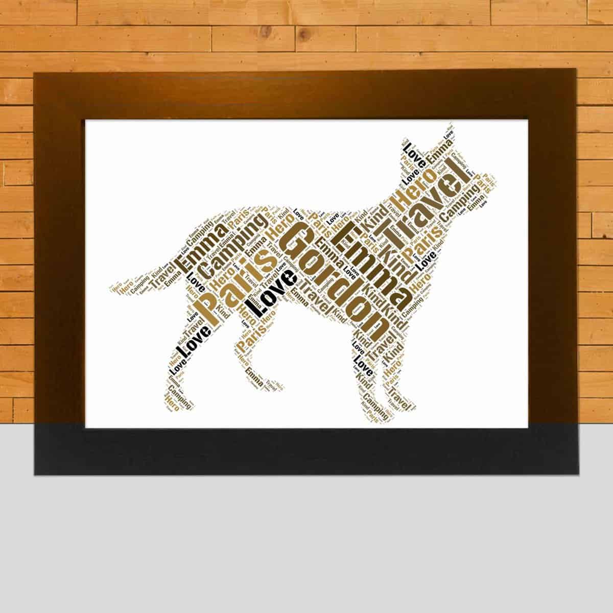 Personalised Australian Cattle Dog Gift – Add Your Names & Words - Image 3