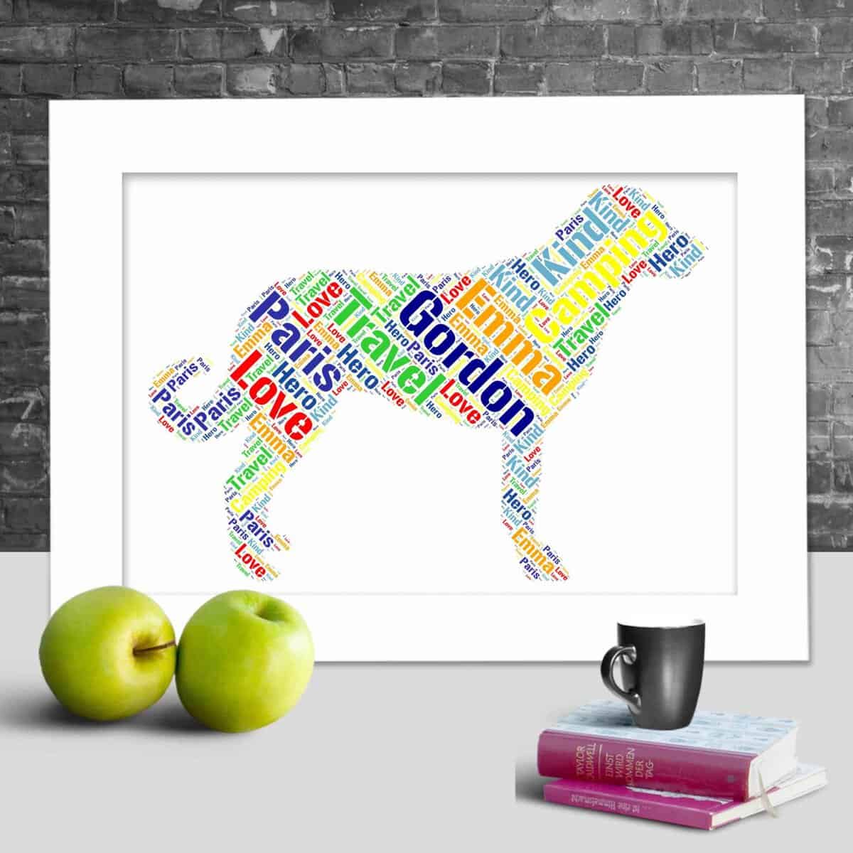 Anatolian Shepherd Personalised Word Art – Custom Made Print - Image 2