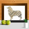 Personalised Australian Shepherd word art