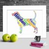 Personalised Beagle word art