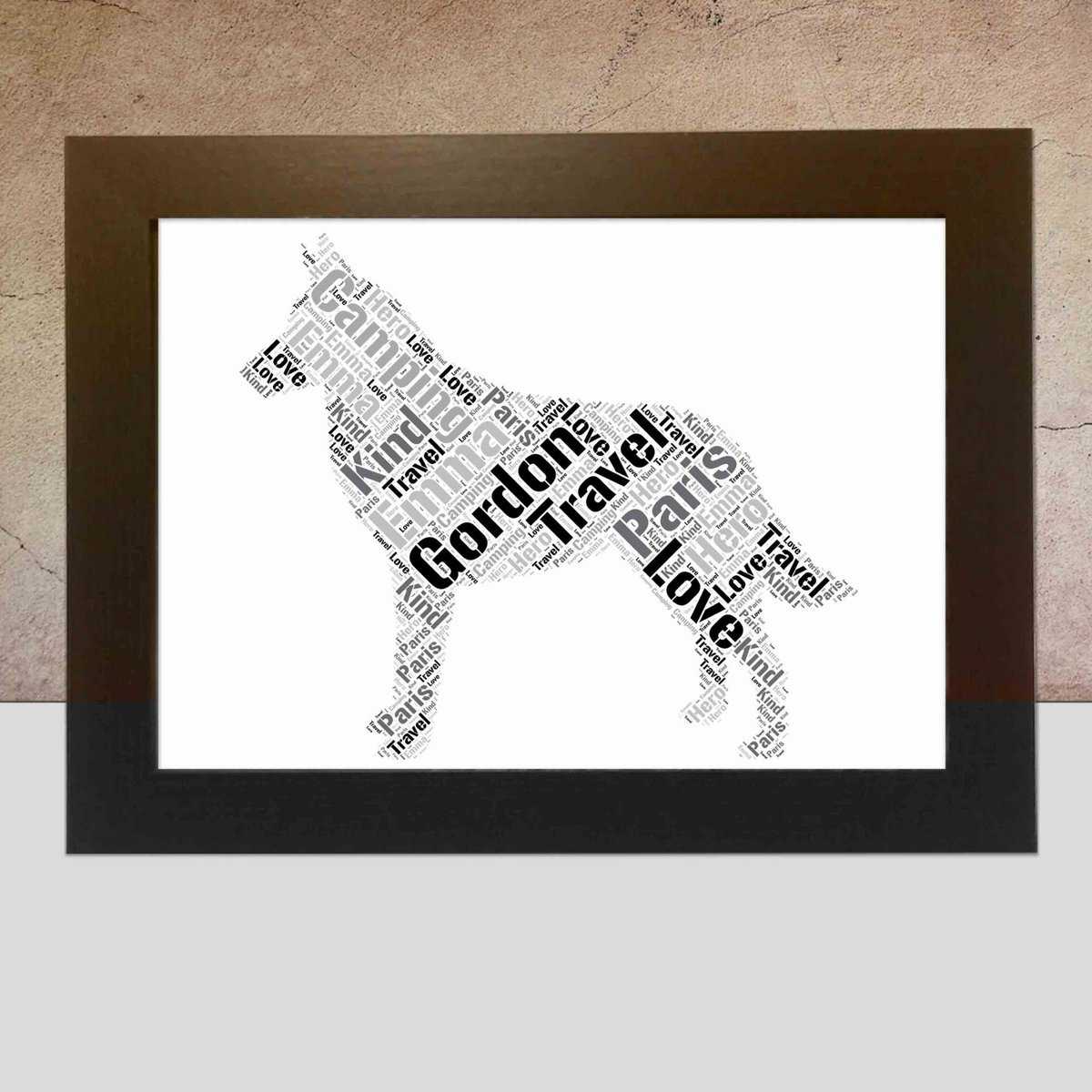 Personalised Belgian Malinois Word Art – Customised With Your Words - Image 3