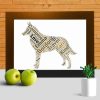 Personalised Belgian Malinois word art