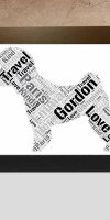Personalised Bichon Frise word art