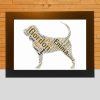 Personalised Bloodhound word art