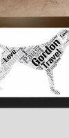 Personalised Border Terrier word art