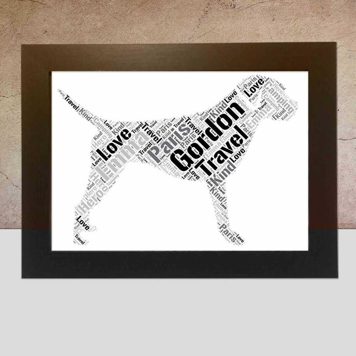 Personalised Border Terrier word art