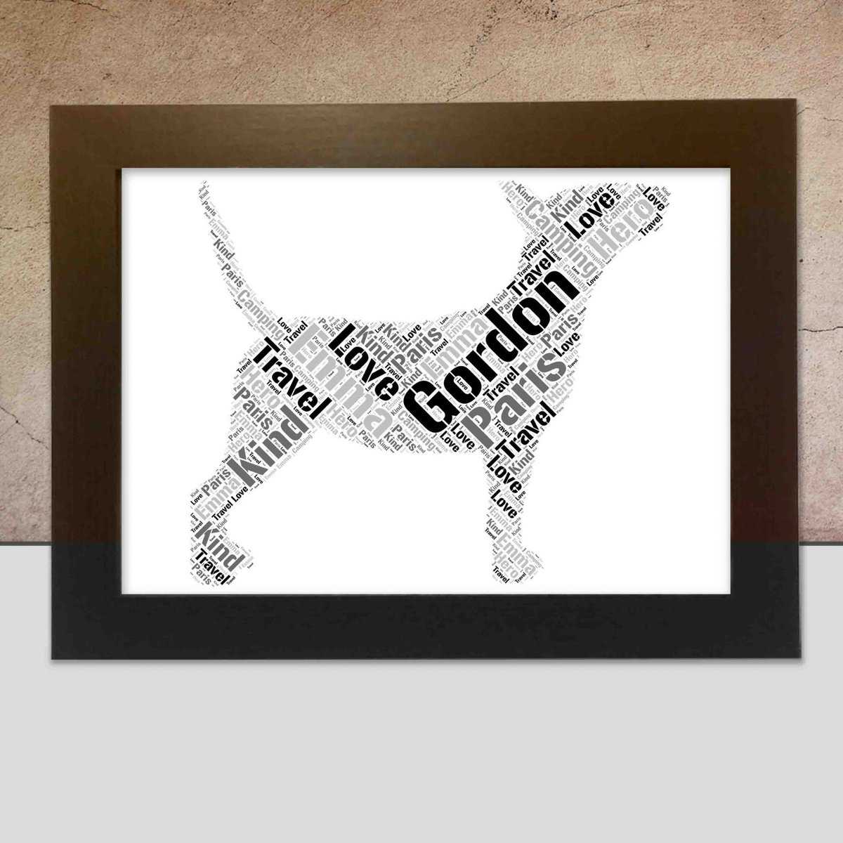 Bull Terrier Personalised Word Art – Custom Made Print - Image 3