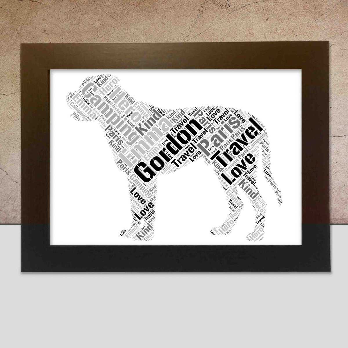 Personalised Bullmastiff Word Art Gift – Made For You - Image 3