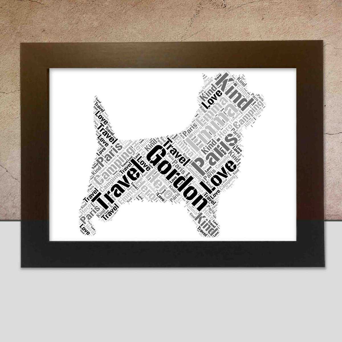 Cairn Terrier Custom Print – Personalised Word Art Design