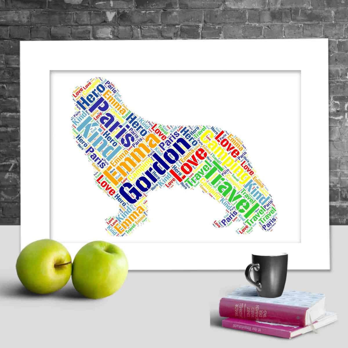 Cavalier King Charles Spaniel word art