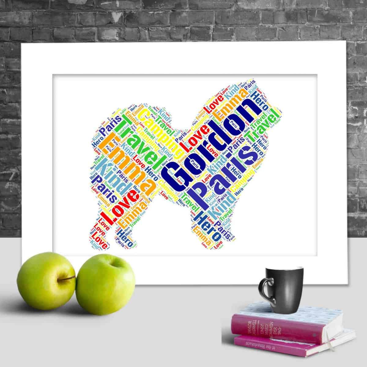 Personalised Chow Chow Gift – Add Your Names & Words - Image 2
