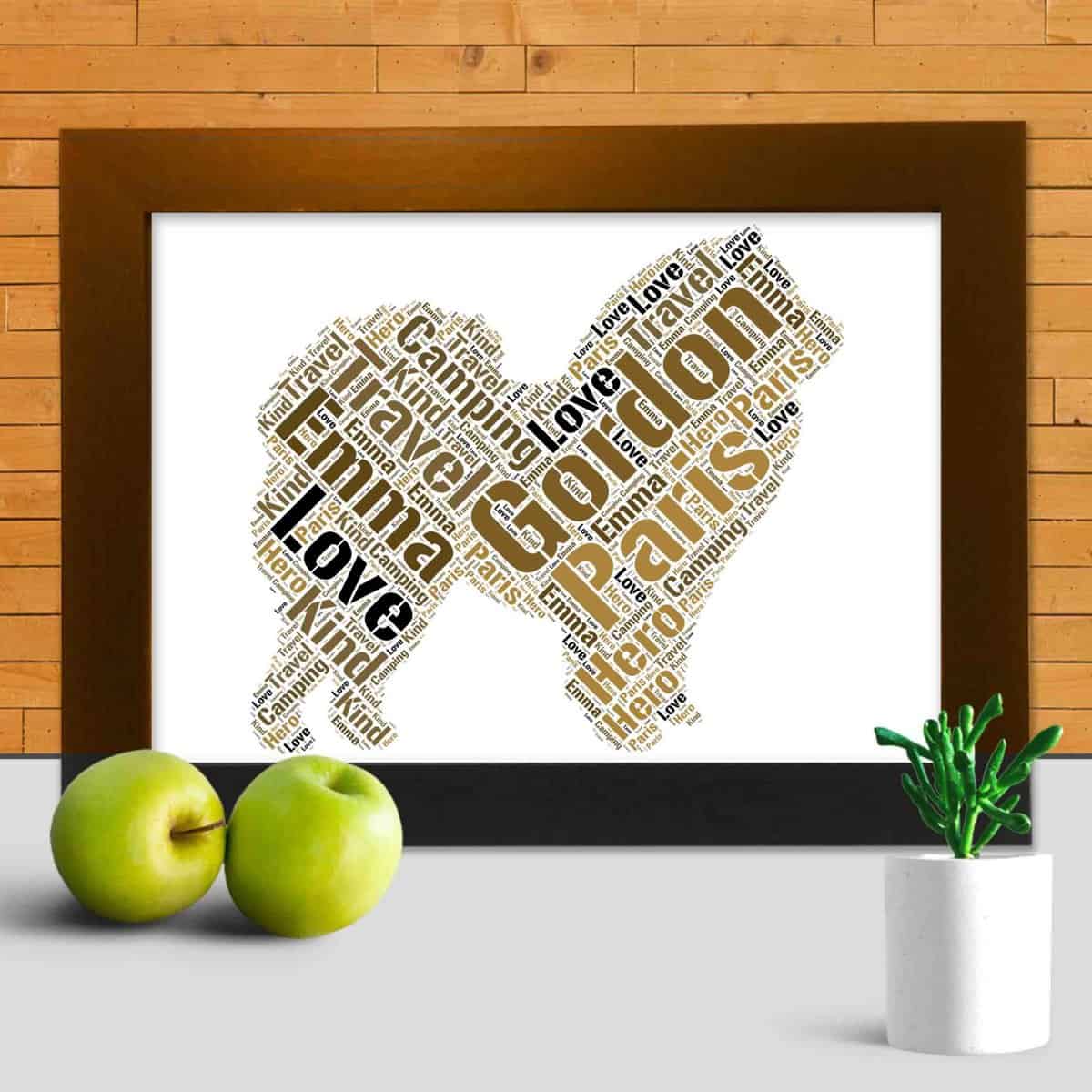 Personalised Chow Chow Gift – Add Your Names & Words - Image 3