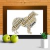 Personalised Collie word art
