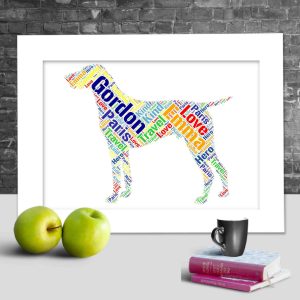 Shorthaired Pointer word art print