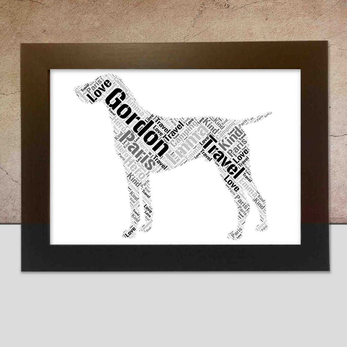Shorthaired Pointer Personalised Word Art – Custom Made Print - Image 2