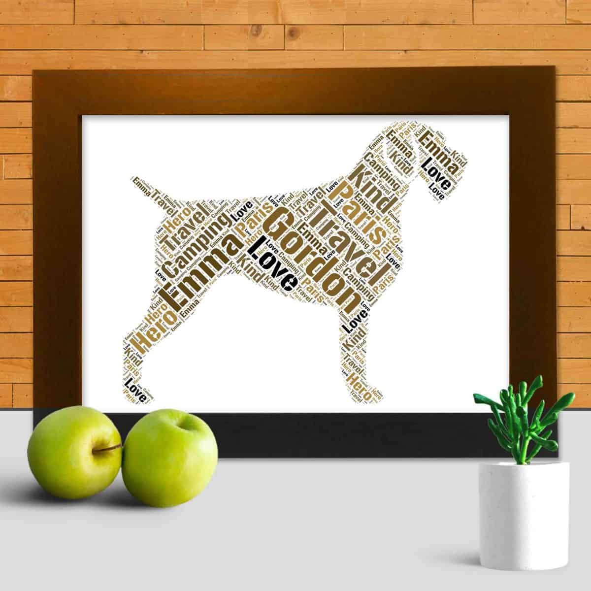 Customised German Wirehaired Pointer Print – Personalised Word Art Gift - Image 3