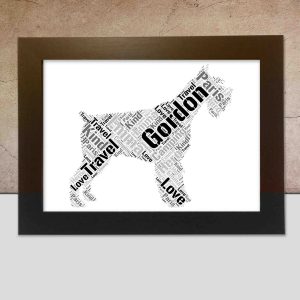 Giant Schnauzer word art print