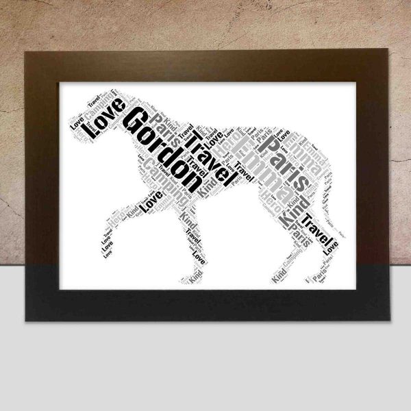 Great Dane word art print