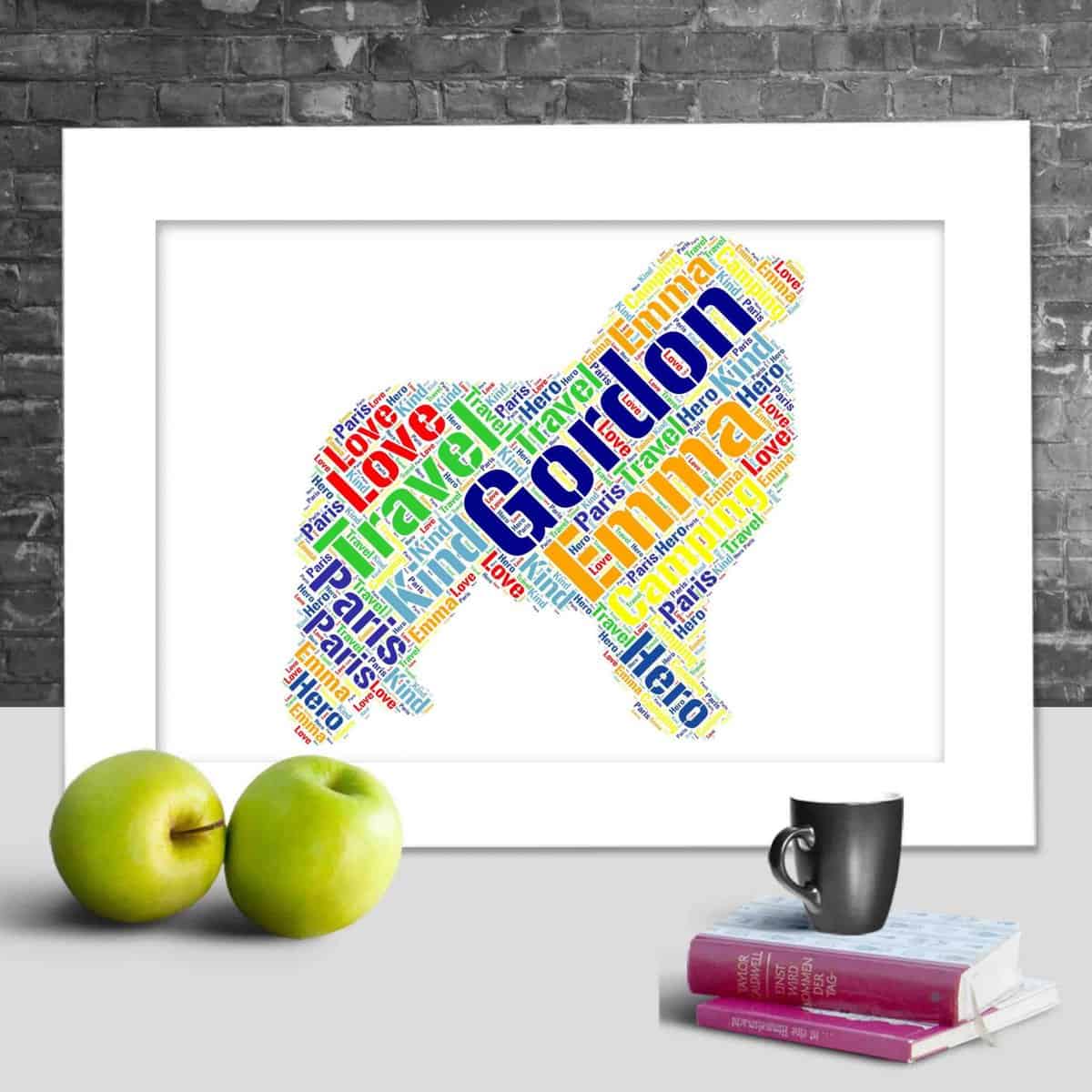 Great Pyrenees Personalised Word Art – Custom Made Print - Image 2