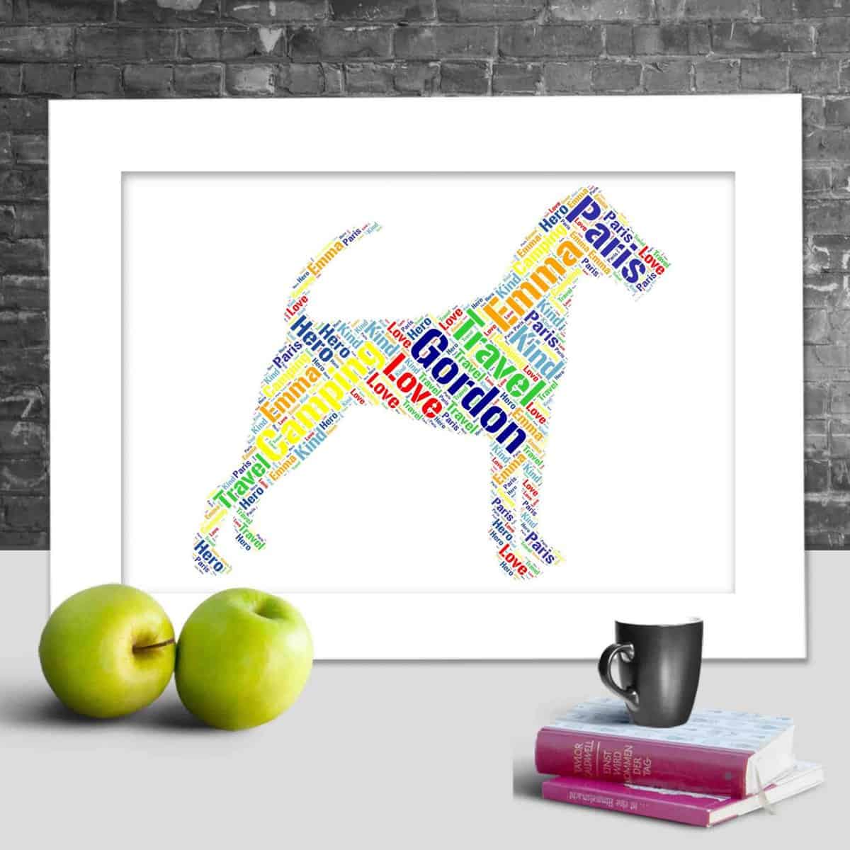 Personalised Irish Terrier Word Art Gift – Made For You - Image 2
