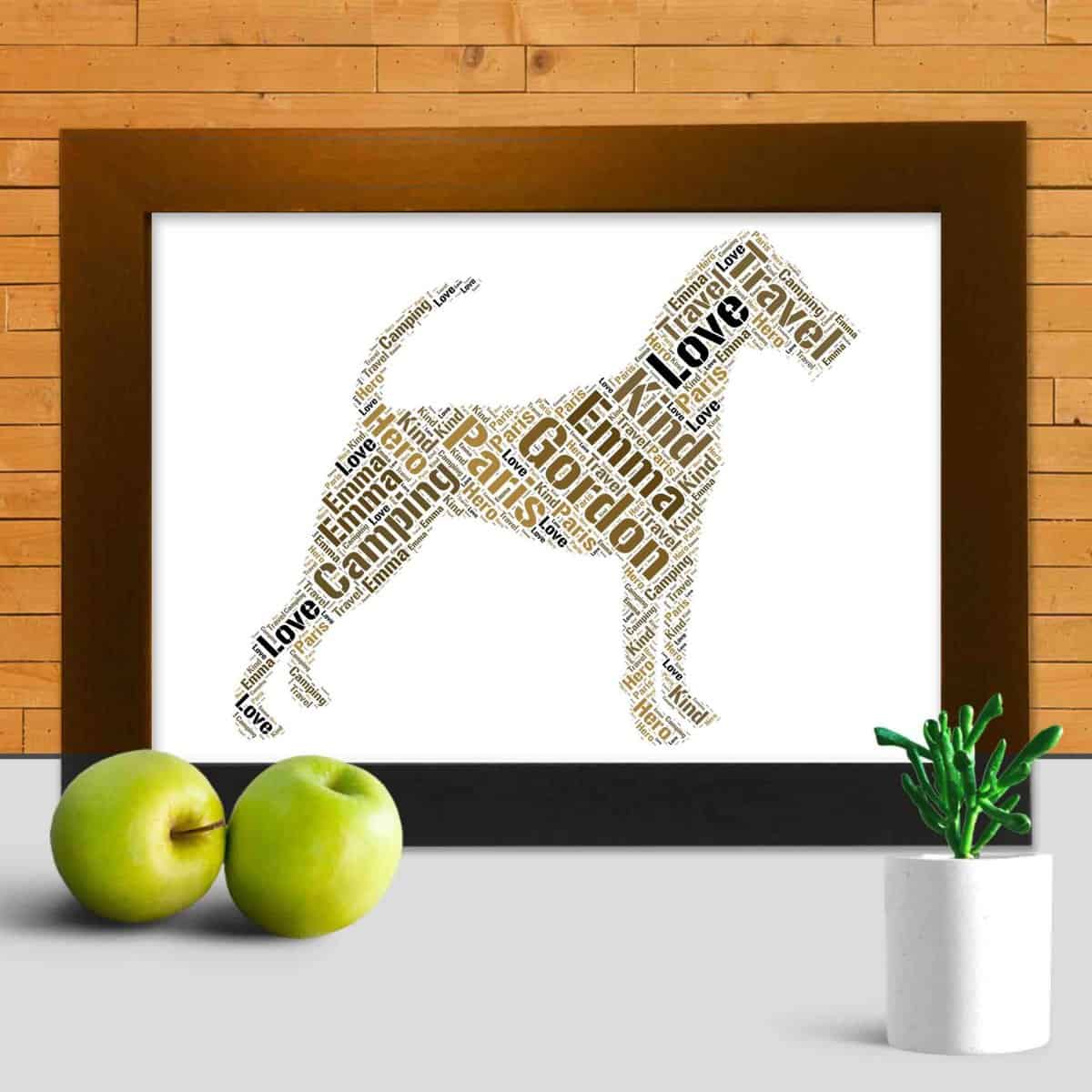 Personalised Irish Terrier Word Art Gift – Made For You - Image 3