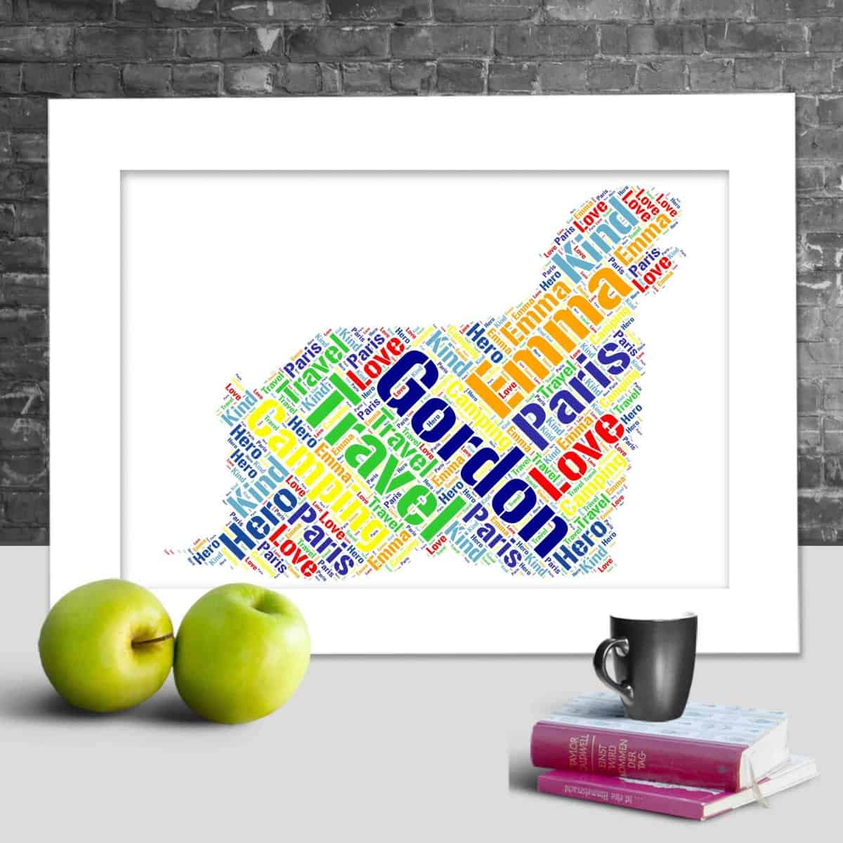 Komondor Custom Print – Personalised Word Art Design - Image 2