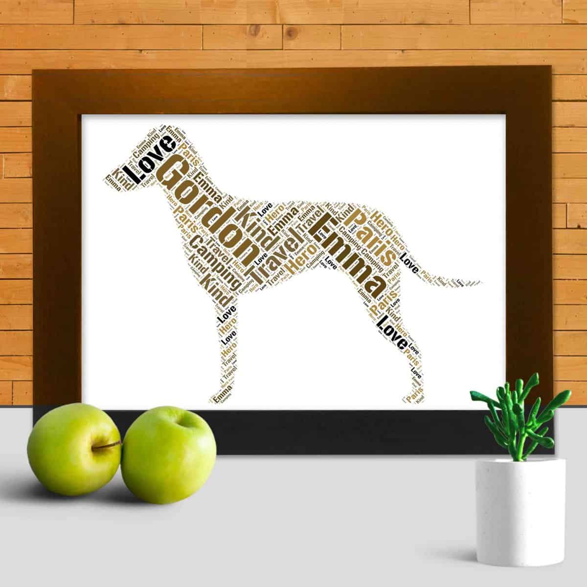 Personalised Manchester Terrier