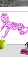 Personalised Baby word art