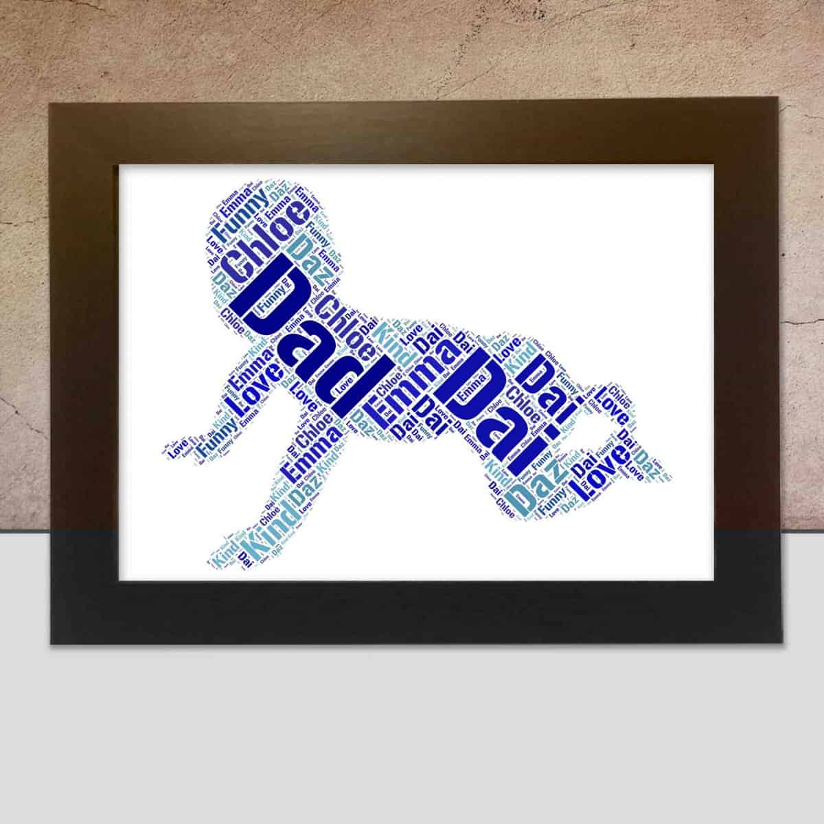 Personalised Baby Word Art Gift – Made For You - Image 3