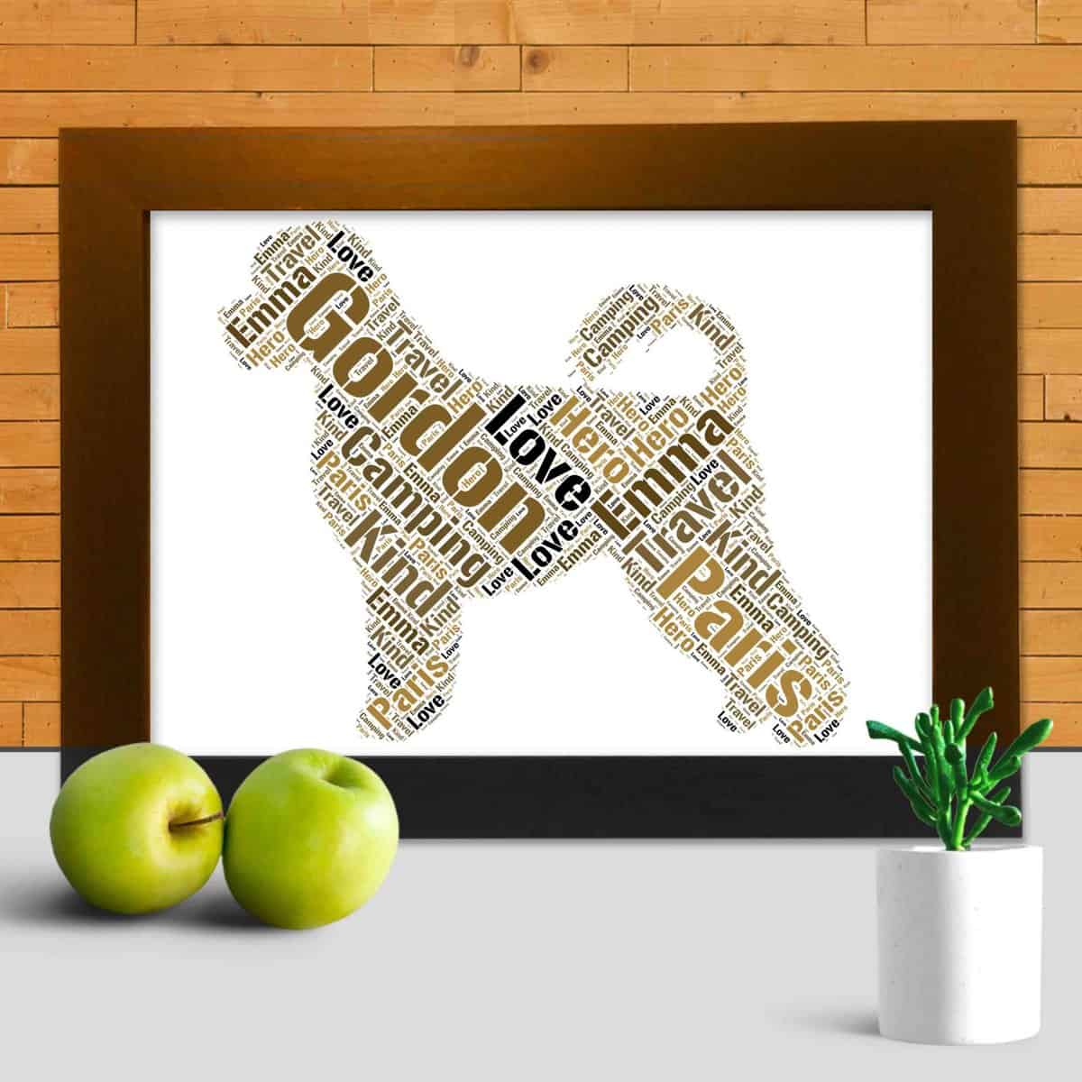Dog Word Art Prints