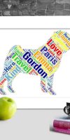 Personalised Pug word art