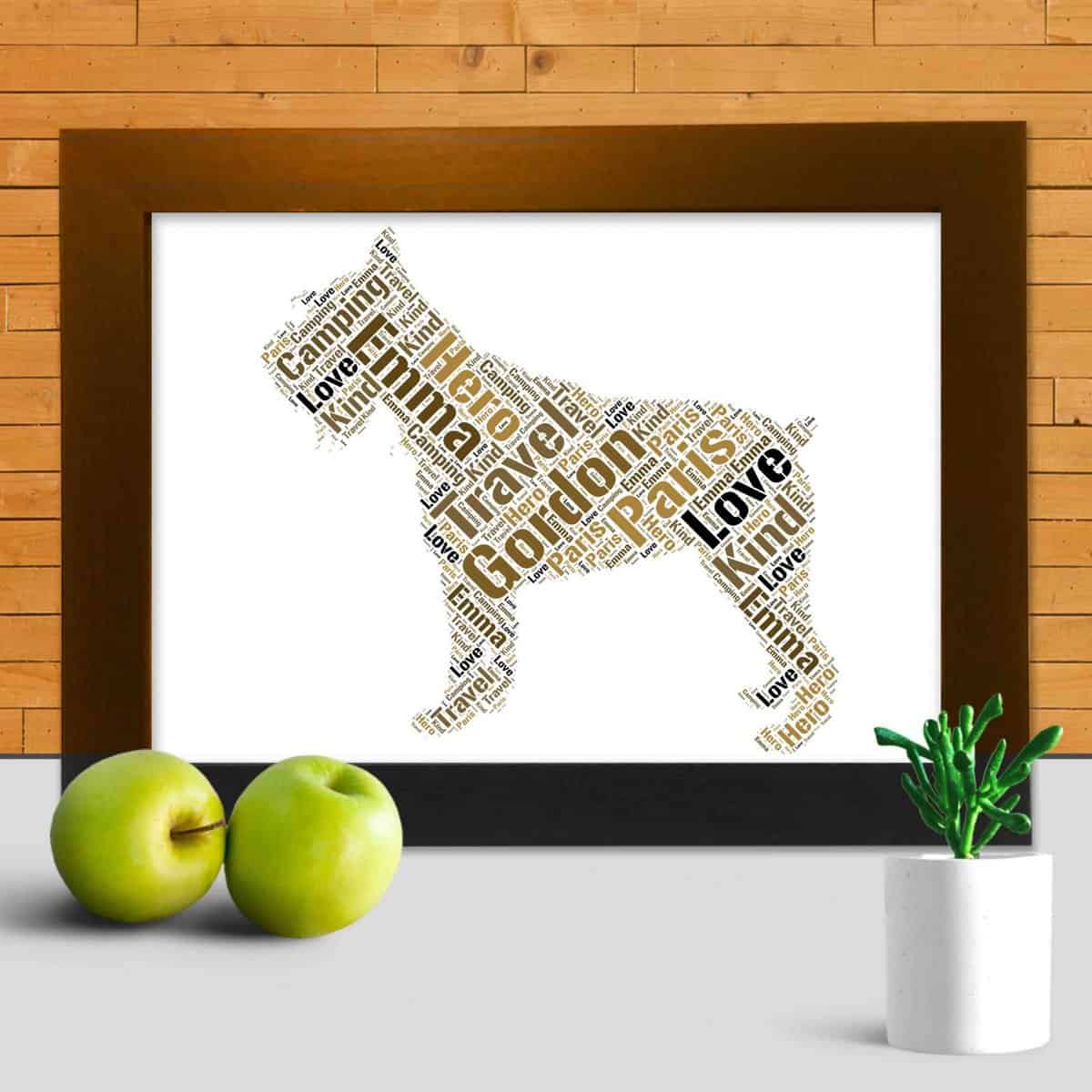 Personalised Miniature Schnauzer
