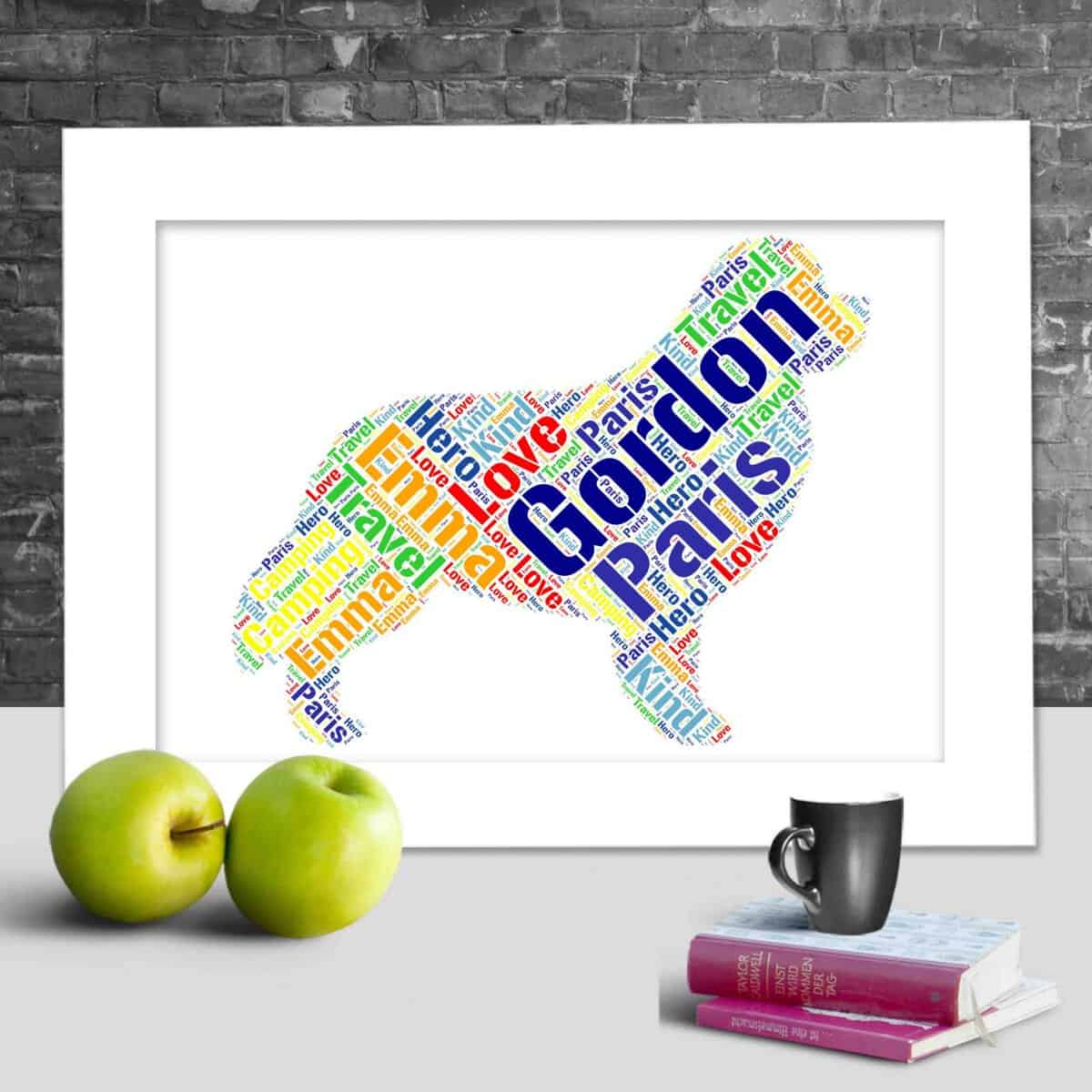 Custom Newfoundland Print, Personalised With Your Words - Image 2