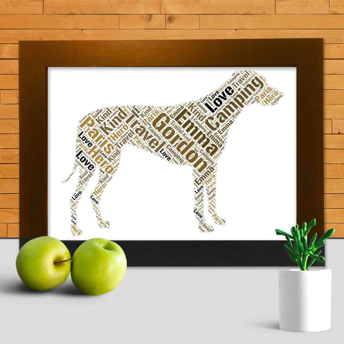 Custom Rhodesian Ridgeback Word Art – Personalised With Your Own Words - Image 3