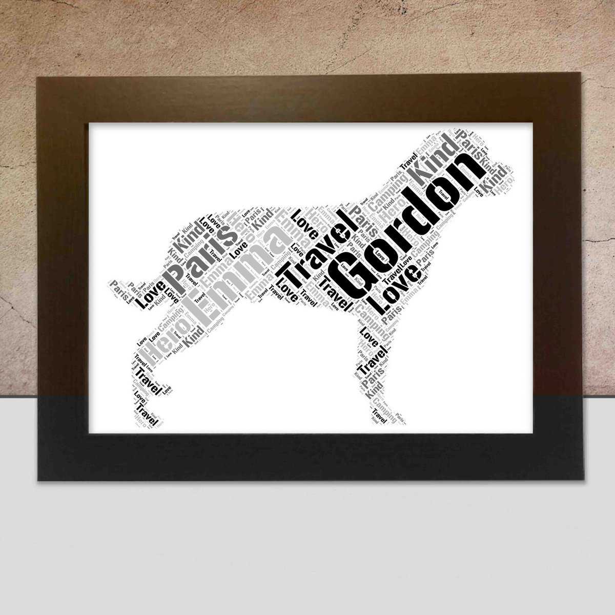 Rottweiler Custom Print – Personalised Word Art Design - Image 2