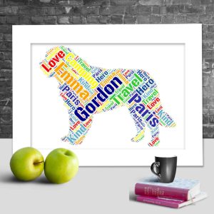 Personalised Saint Bernard