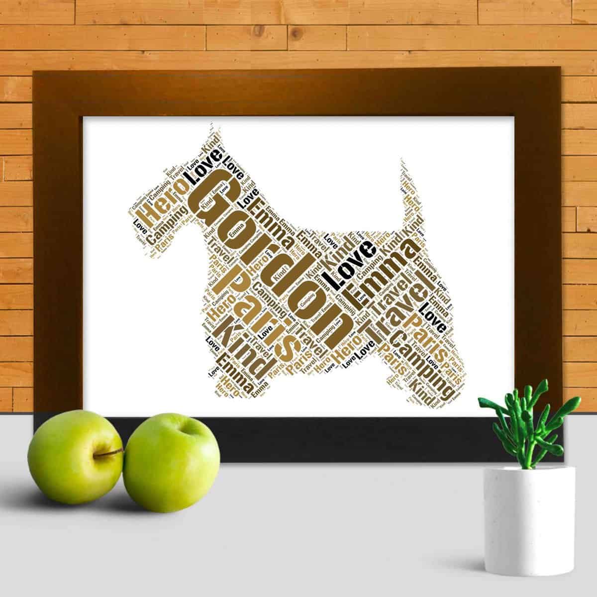 Personalised Sealyham Terrier Print – Custom Word Art Gift - Image 3