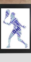 Personalised Tennis word art