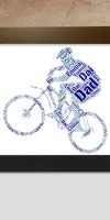 Personalised Bmx word art