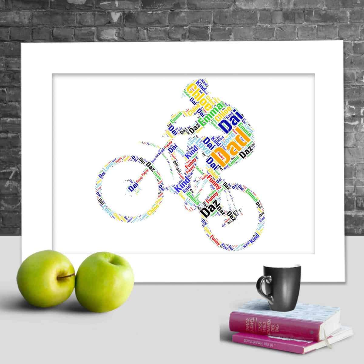 Personalised Bmx Word Art Gift – Made For You - Image 2