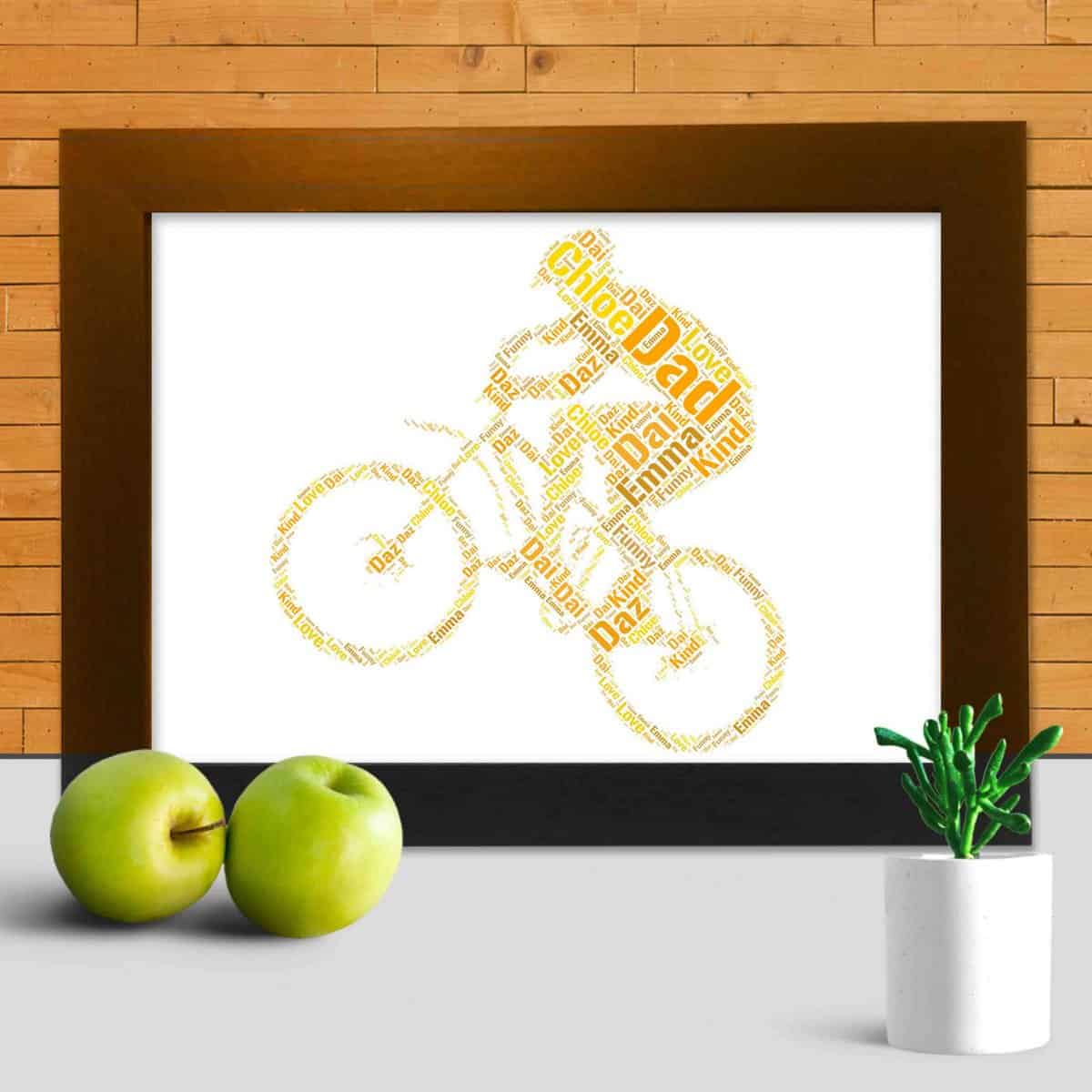 Personalised Bmx Word Art Gift – Made For You - Image 3