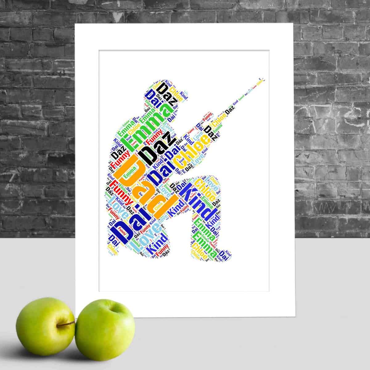 Hunting Custom Print – Personalised Word Art Design - Image 2