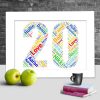 Personalised 20th anniversary