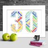 Personalised 30th anniversary