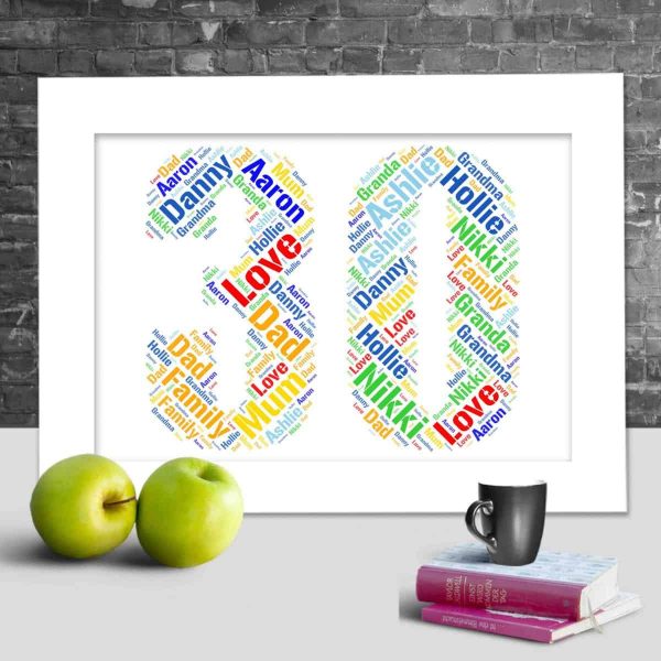Personalised 30th anniversary
