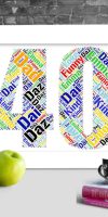 40th anniversary word art
