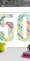 50th anniversary word art