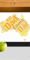 Personalised Australia word art