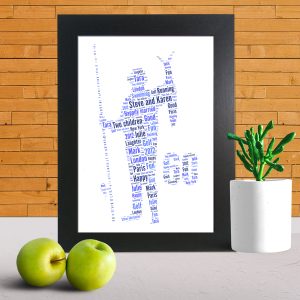 Fisherman 60th word art
